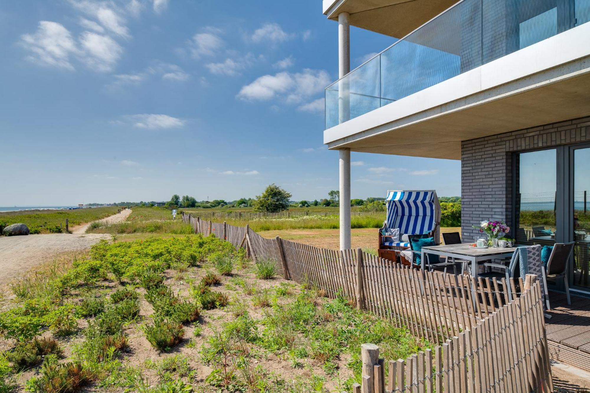 Beachterracefour- Eg, Meerblick, Terrasse, Kamin, Sauna Olpenitz Buitenkant foto