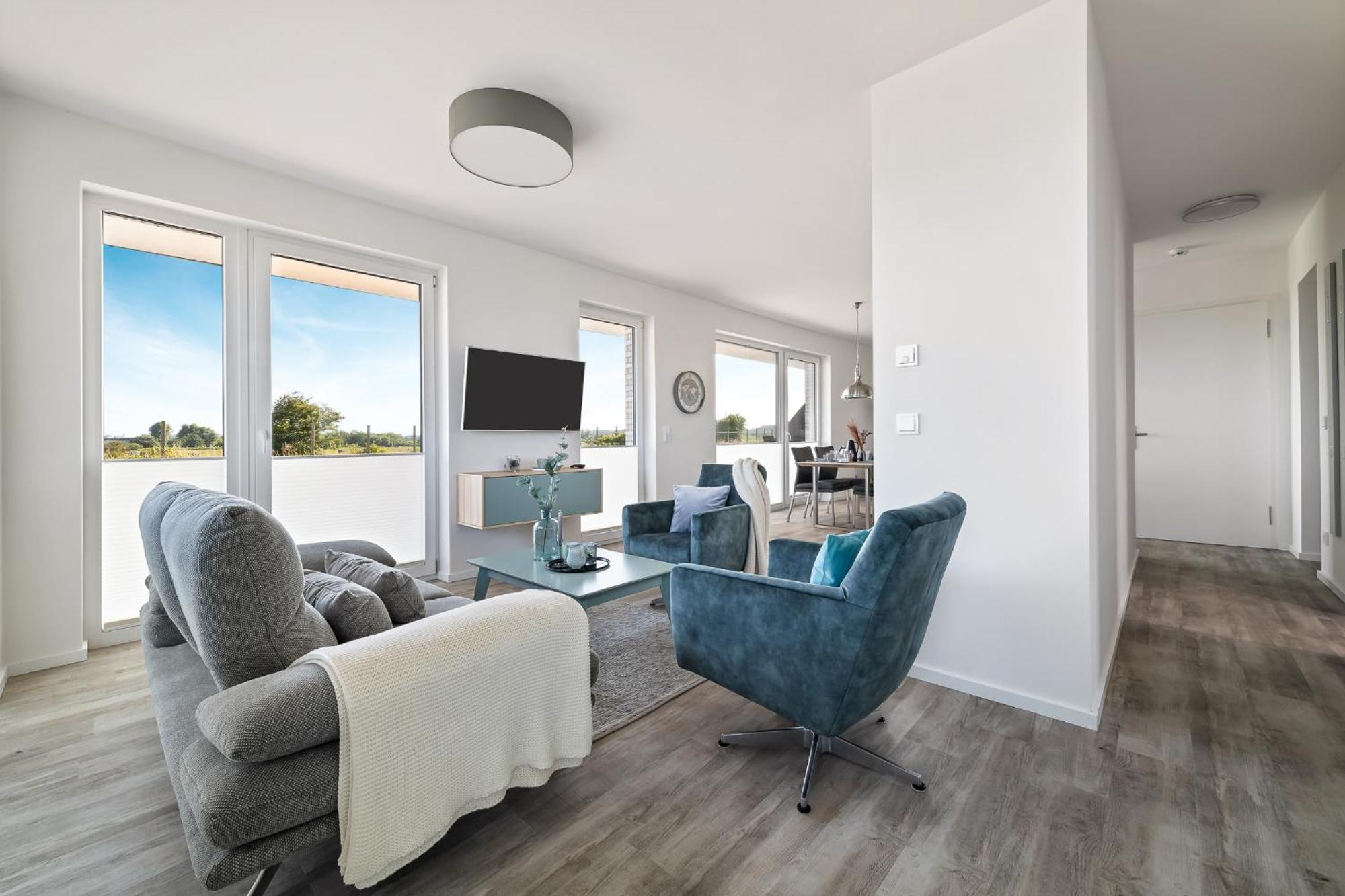 Beachterracefour- Eg, Meerblick, Terrasse, Kamin, Sauna Olpenitz Buitenkant foto