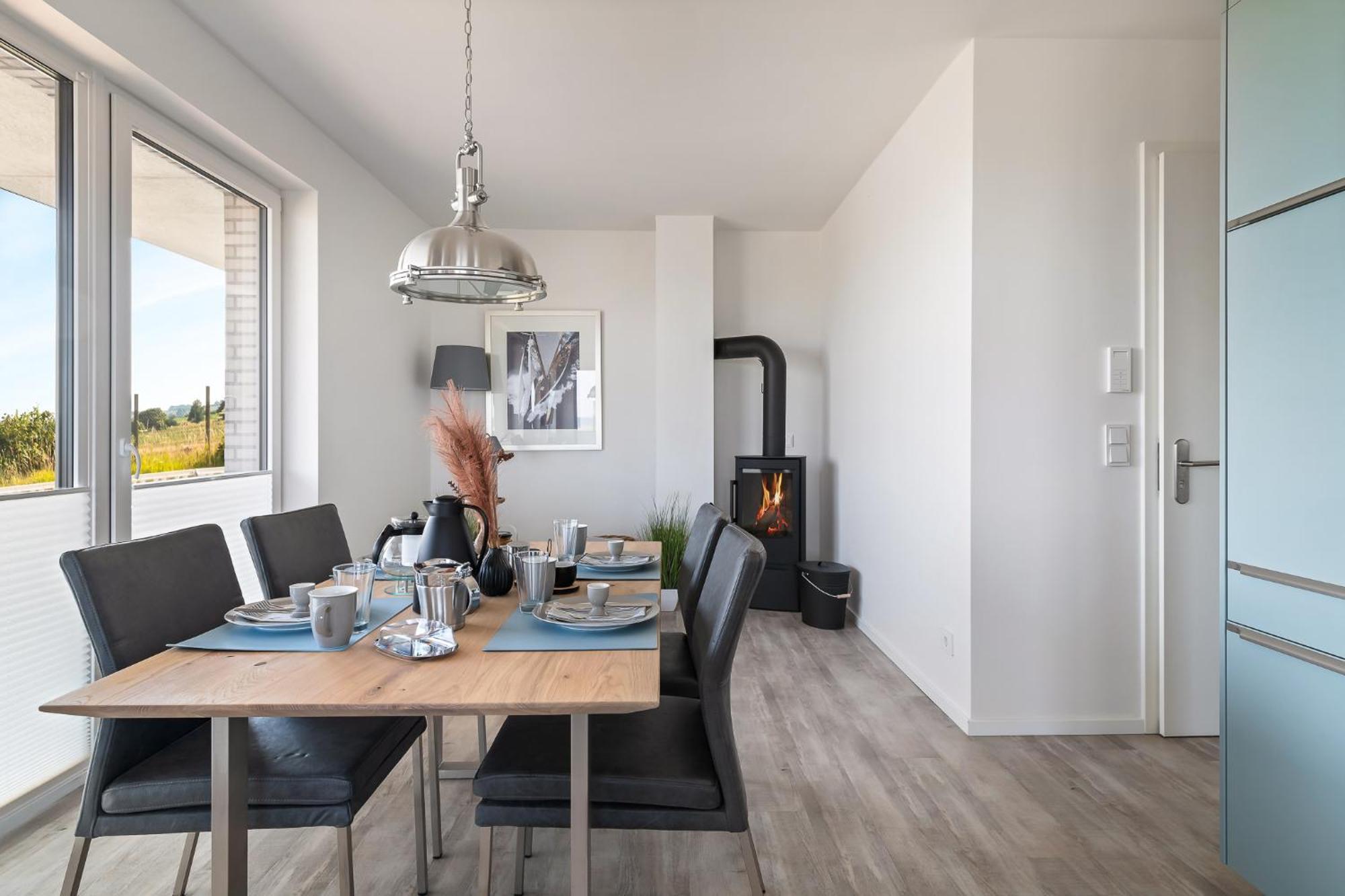 Beachterracefour- Eg, Meerblick, Terrasse, Kamin, Sauna Olpenitz Buitenkant foto